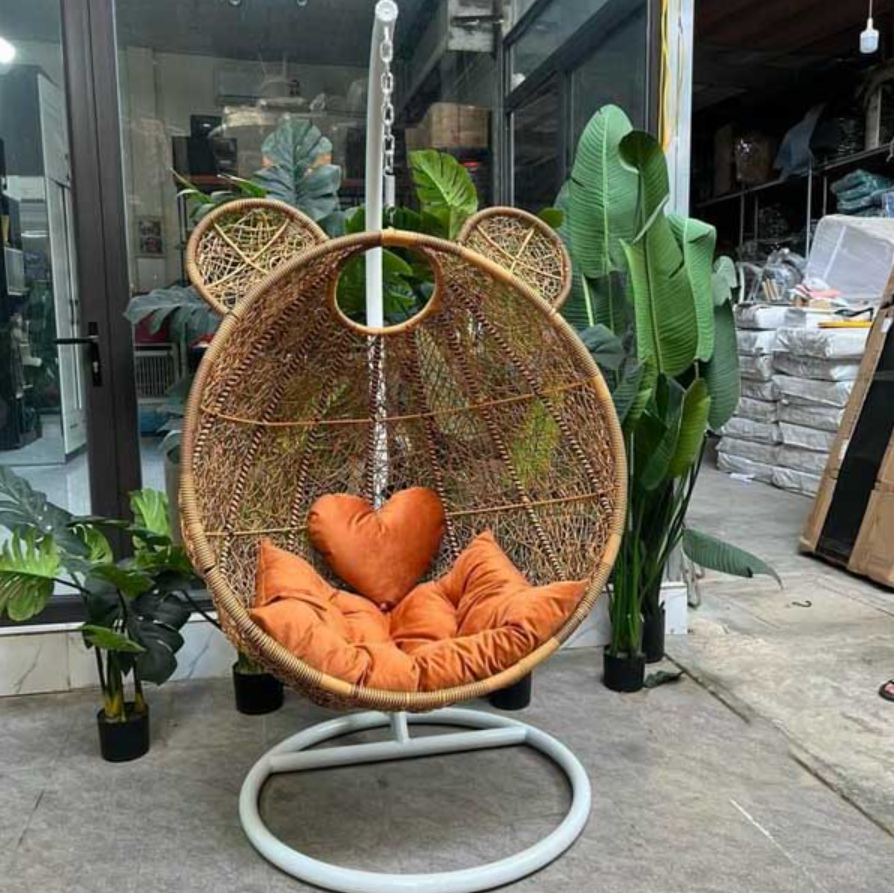 Xích Đu Mây Nhựa Tai Chuột MN03