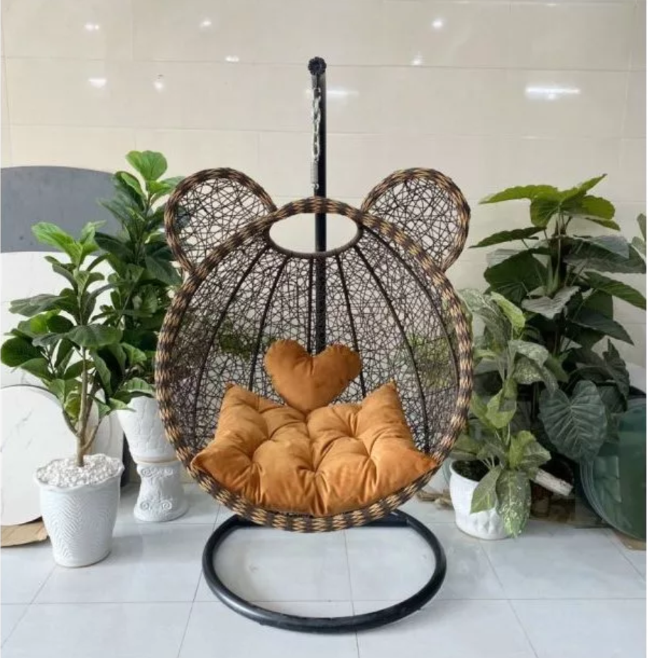 Xích Đu Mây Nhựa Tai Chuột MN03
