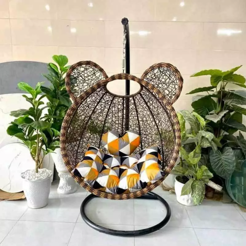 Xích Đu Mây Nhựa Tai Chuột MN03