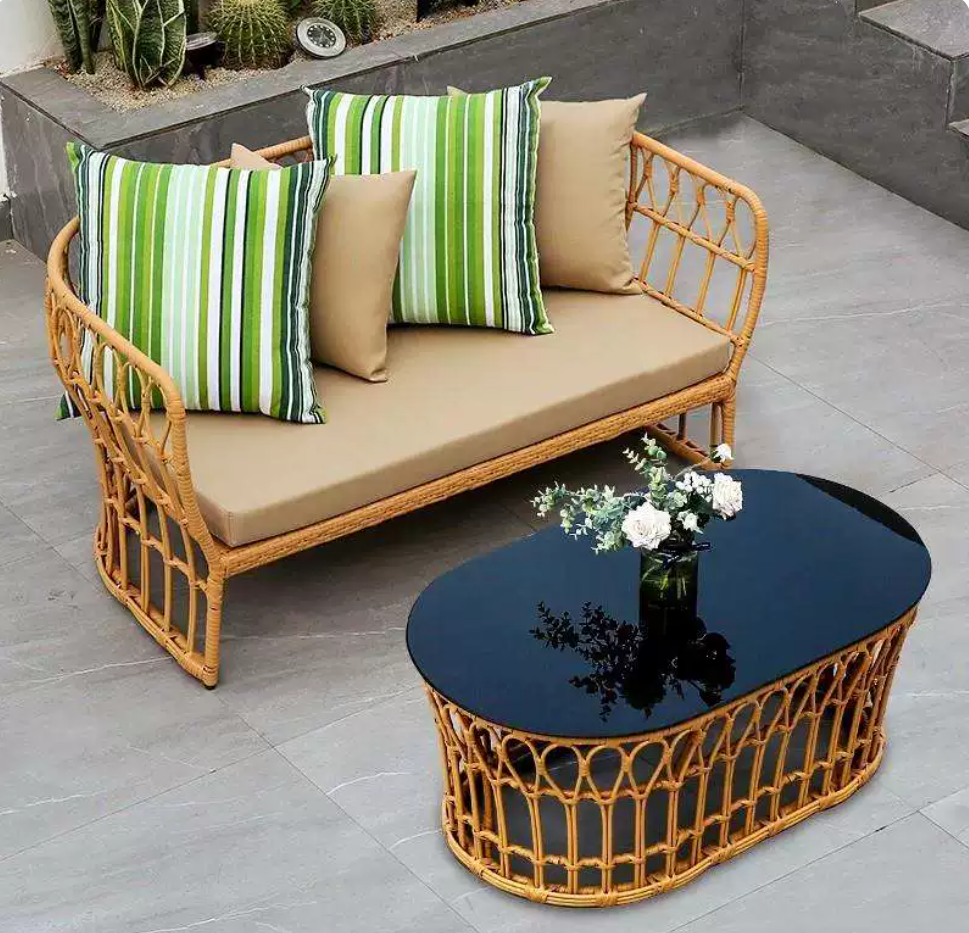 Bàn Ghế Sofa Mây Nhựa Cao Cấp SF08
