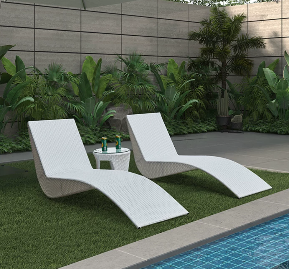 Ghế Tắm Nắng Mây Nhựa MN03