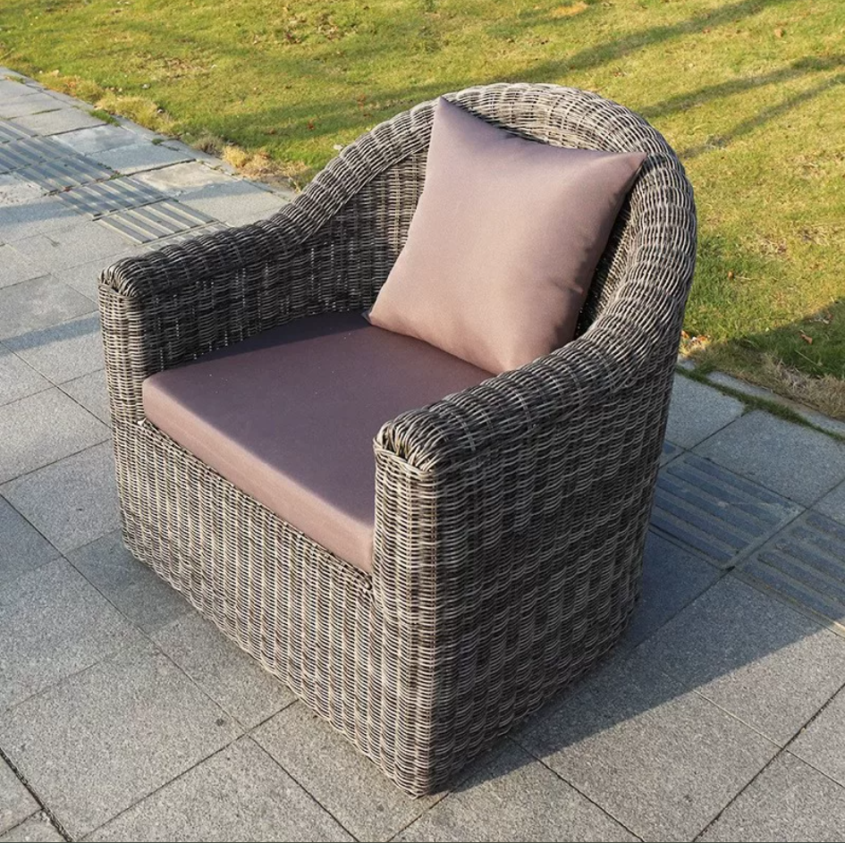 Bàn Ghế Sofa Ngoài Trời Nhựa Giả Mây Thư Giãn BA06