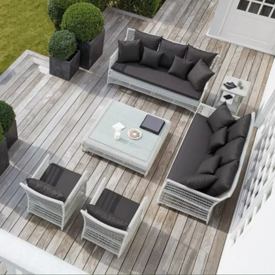 Bộ Bàn Ghế Sofa Giả Mây Cao Cấp Cho Resort, Biệt Thự BA03