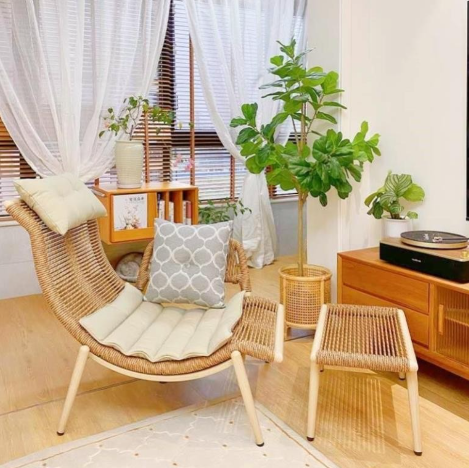 Bộ Bàn Ghế Mây Nhựa Cánh Én Cao Cấp