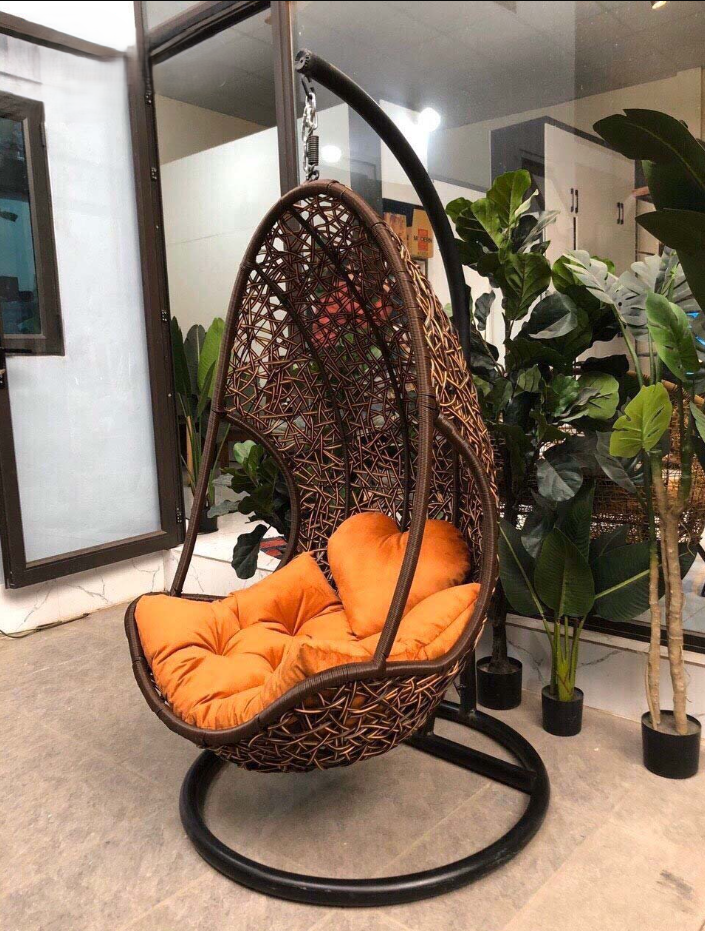 Xích Đu Mây Nhựa Lưng Tôm
