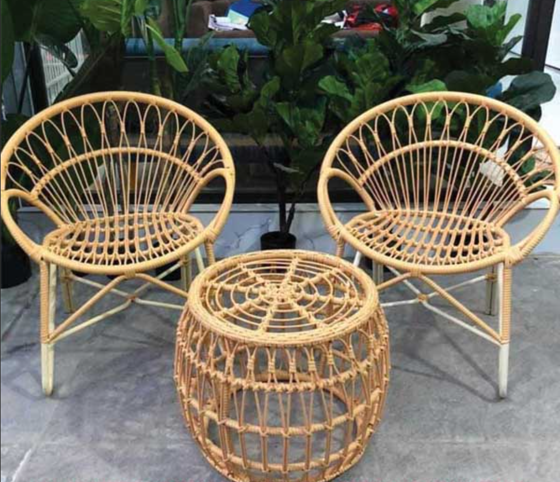 Bàn Ghế Mây Ban Công