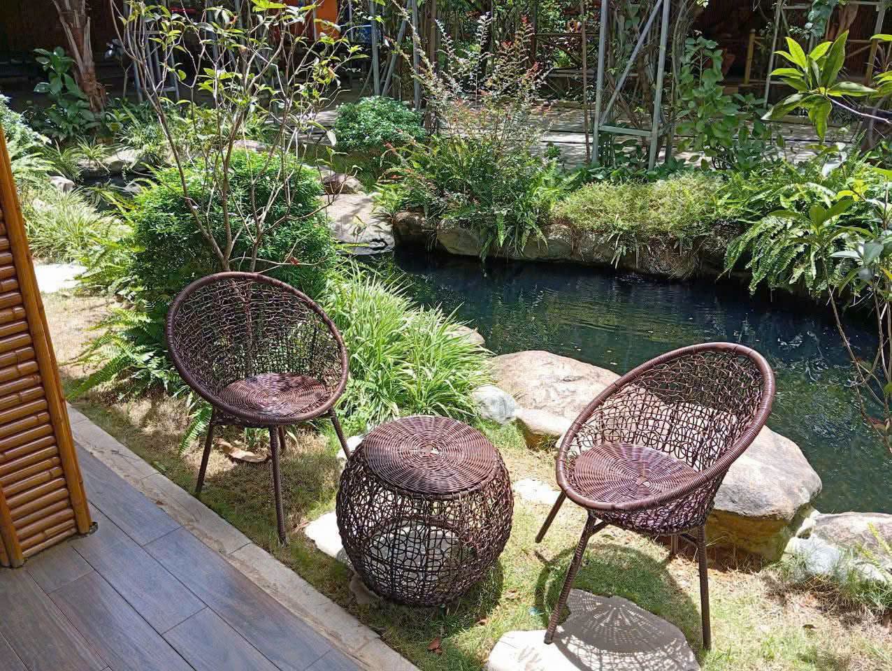 Bộ Bàn Ghế Mây Ban Công