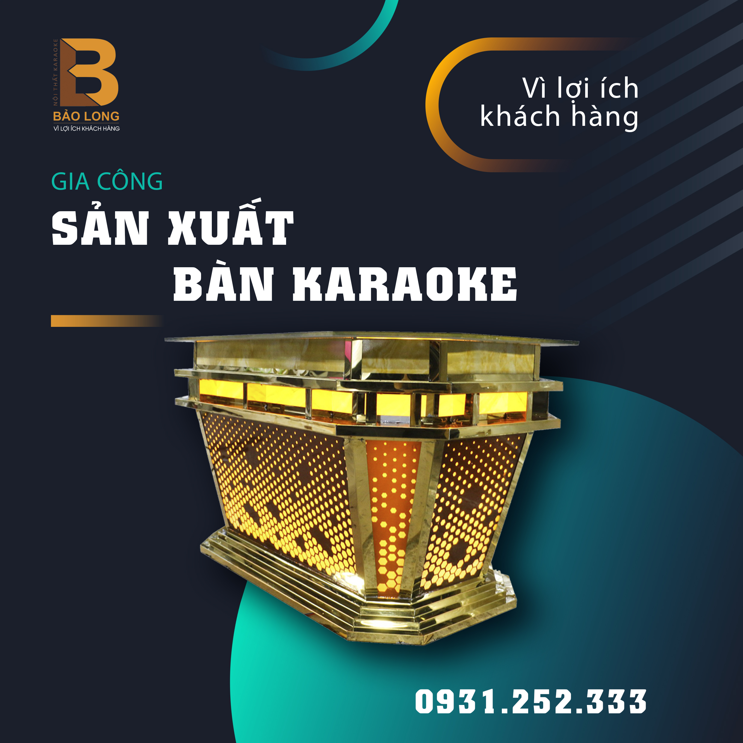 SẢN XUẤT BÀN KARAOKE