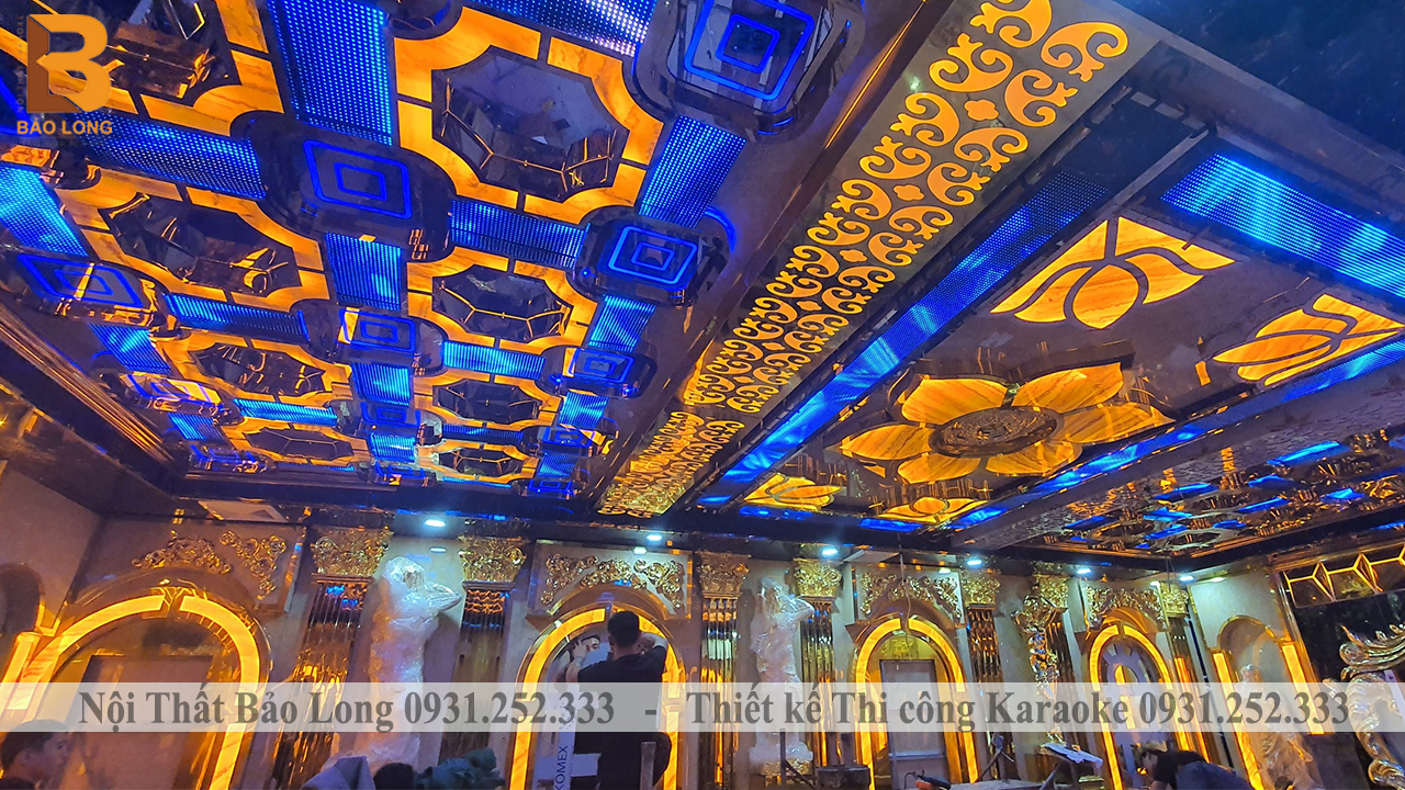 Thi công phòng Karaoke tân cổ điển