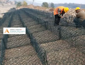 Rọ đá công trình giá tốt, sản xuất theo yêu cầu