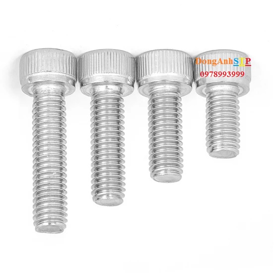 Bulong lục giác chìm đầu trụ inox