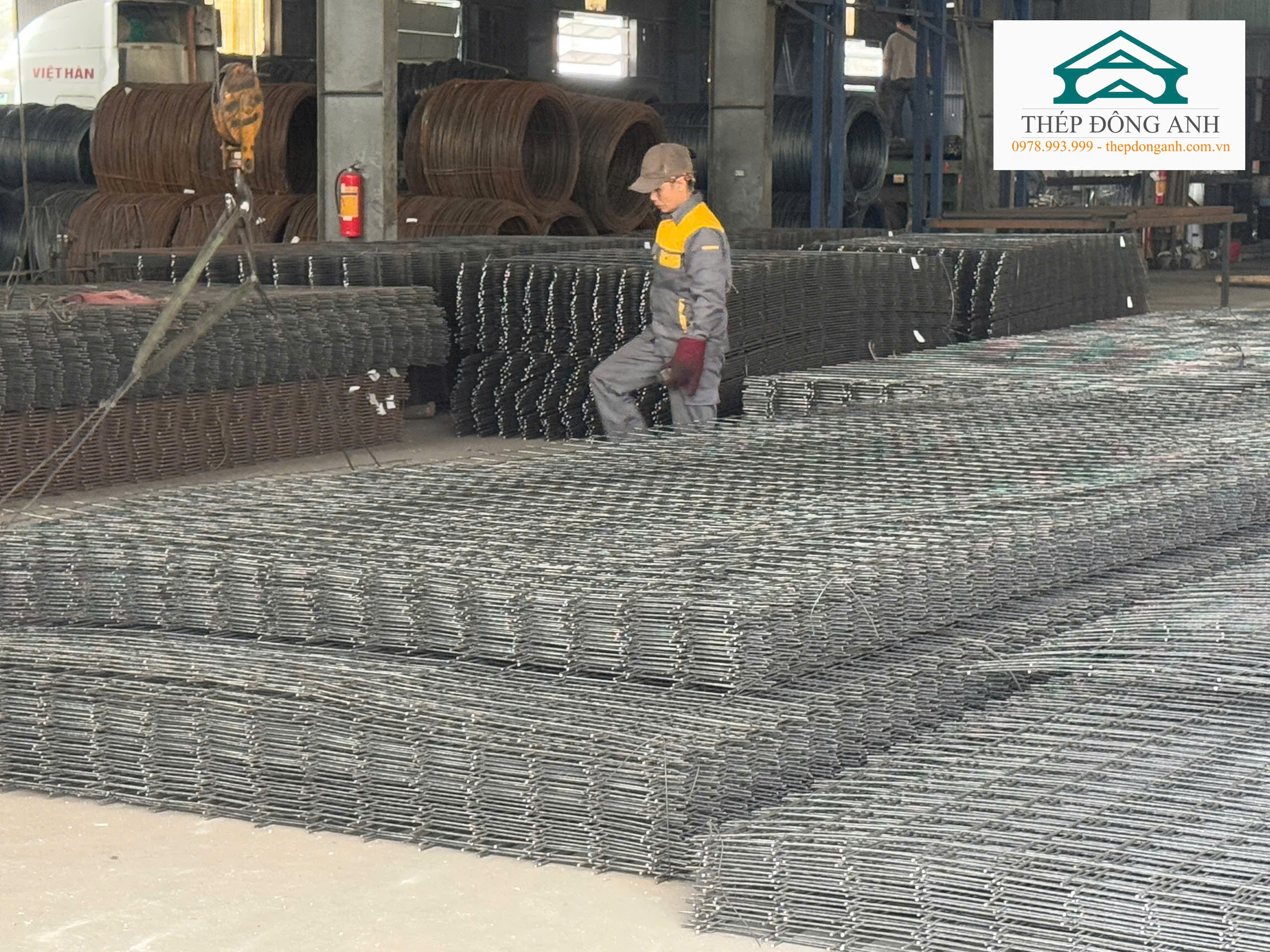 Lưới thép hàn D9 | a100, a150, a200, a250, a300 |Gia cường cho nền nhà xưởng
