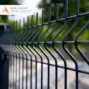 Hàng rào lưới thép hàn chấn sóng | Mạ kẽm, Sơn tĩnh điện