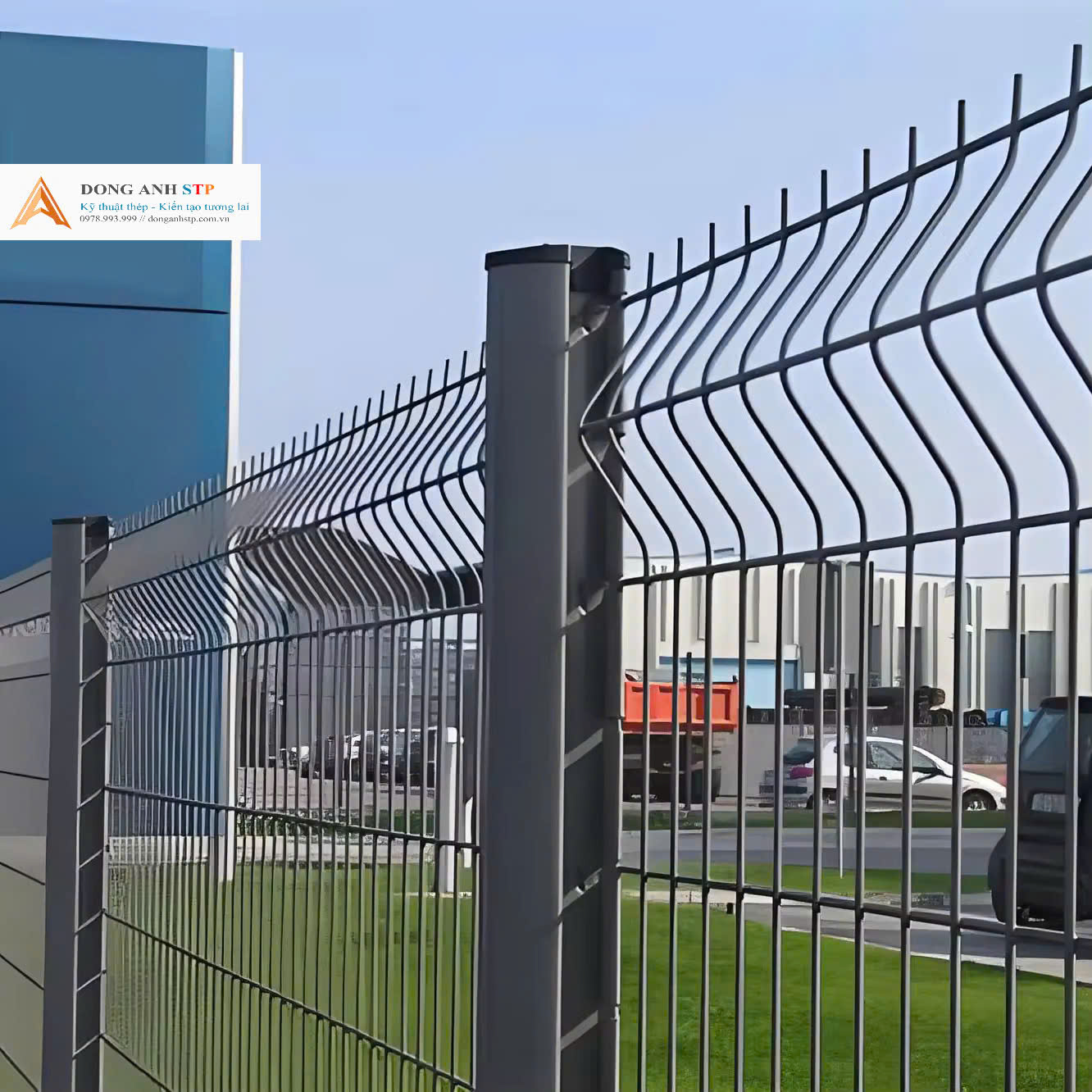 Hàng rào lưới thép hàn d5 | 50x100, 50x150, 50x200 100x200