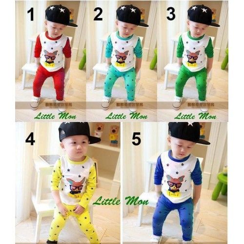 Bộ Tay Dài Bé Trai Cực Cool