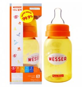 Bình sữa Wesser + Núm 120ml