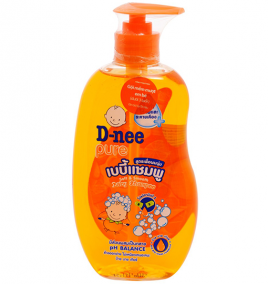 Dầu gội mềm mượt em bé D-nee Baby 400ml cam