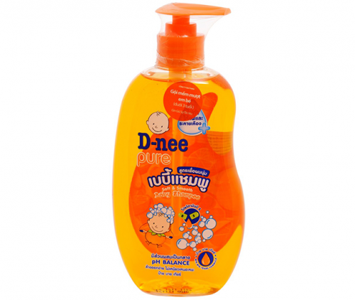 Dầu gội mềm mượt em bé D-nee Baby 400ml cam