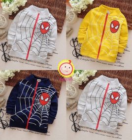 Áo khoác người nhện hình thêu (size lớn)