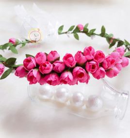 Vòng hoa cài tóc li ti cực xinh