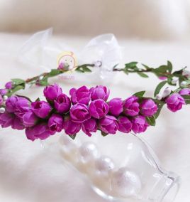 Vòng hoa đội đầu li ti cực xinh