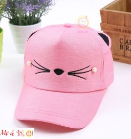 Nón kết bé gái tai mèo