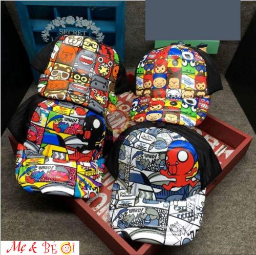 nón kết bé trai in hình 3D