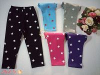 set 3 Quần legging in hình lá phong size nhỏ