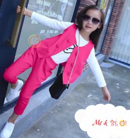 Set đồ vest bé gái (3 món)
