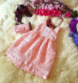 Đầm dự tiệc cho bé gái xinh xắn(size nhỏ)