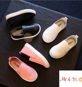 Giày lười màu trơn cho bé yêu