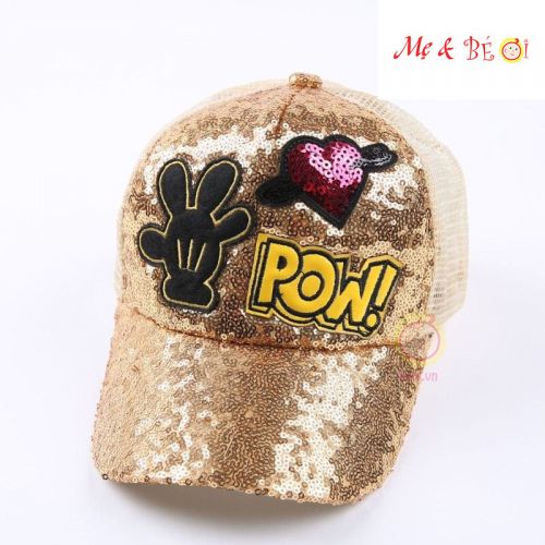 Nón kết kim sa cho bé gái
