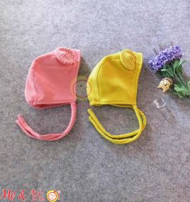 Nón tai chuột 2 dây cột cho bé