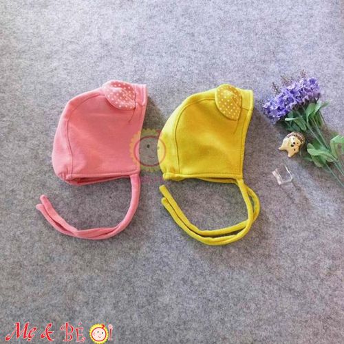 Nón tai chuột 2 dây cột cho bé