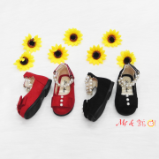 Giày búp bê cổ đính hột ngọc trai cho bé gái ( size 21_25)