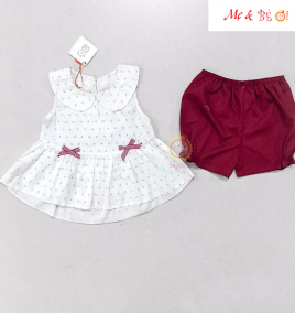đồ bộ kate áo xòe quần bí