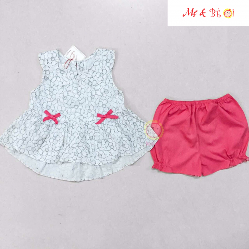 đồ bộ kate áo xòe quần bí