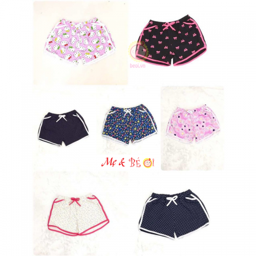 quần thun sọt bé gái size lớn