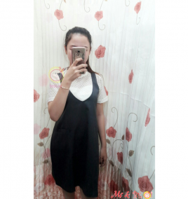 Đầm yếm kaki cực xinh