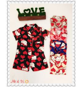 Đồ bộ pijama phi bóng cho bé gái