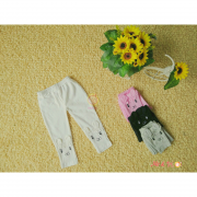 Quần legging thêu hình thỏ nhí