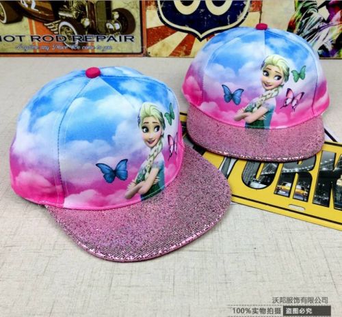 Nón Snapback Elsa cho bé gái