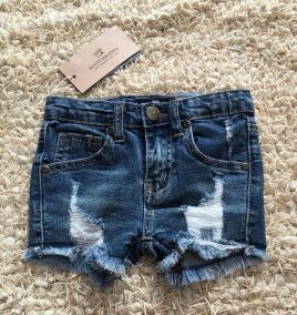 Quần short jean bé gái  siêu co giãn