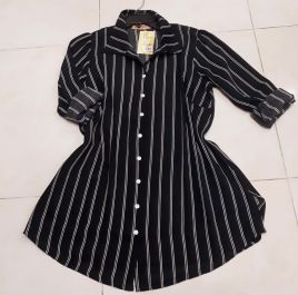 Áo bầu tay dài sọc