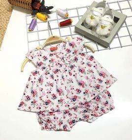 Đồ bộ kate tay cánh tiên bé gái