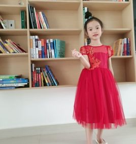 Đầm xòe công chúa cho bé gái ( size nhỏ )