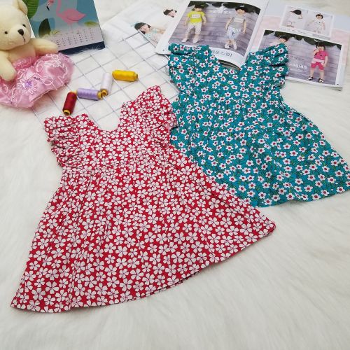 Đầm kate tay cánh tay tiên
