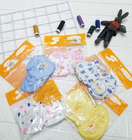 Set bao tay bao chân bé sơ sinh