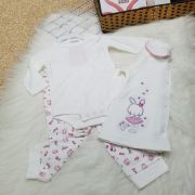 Set body suit tay dài cho bé gái