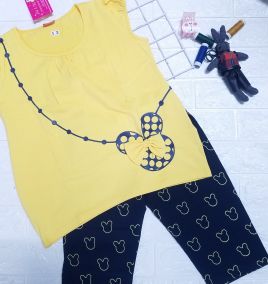 Đồ bộ mickey bé gái size đại